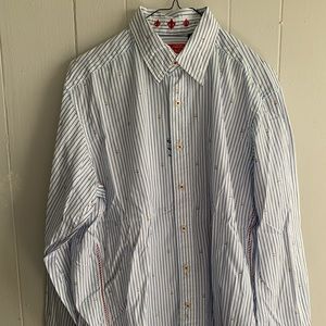 Robert Graham Button Down Dress Shirt Medium